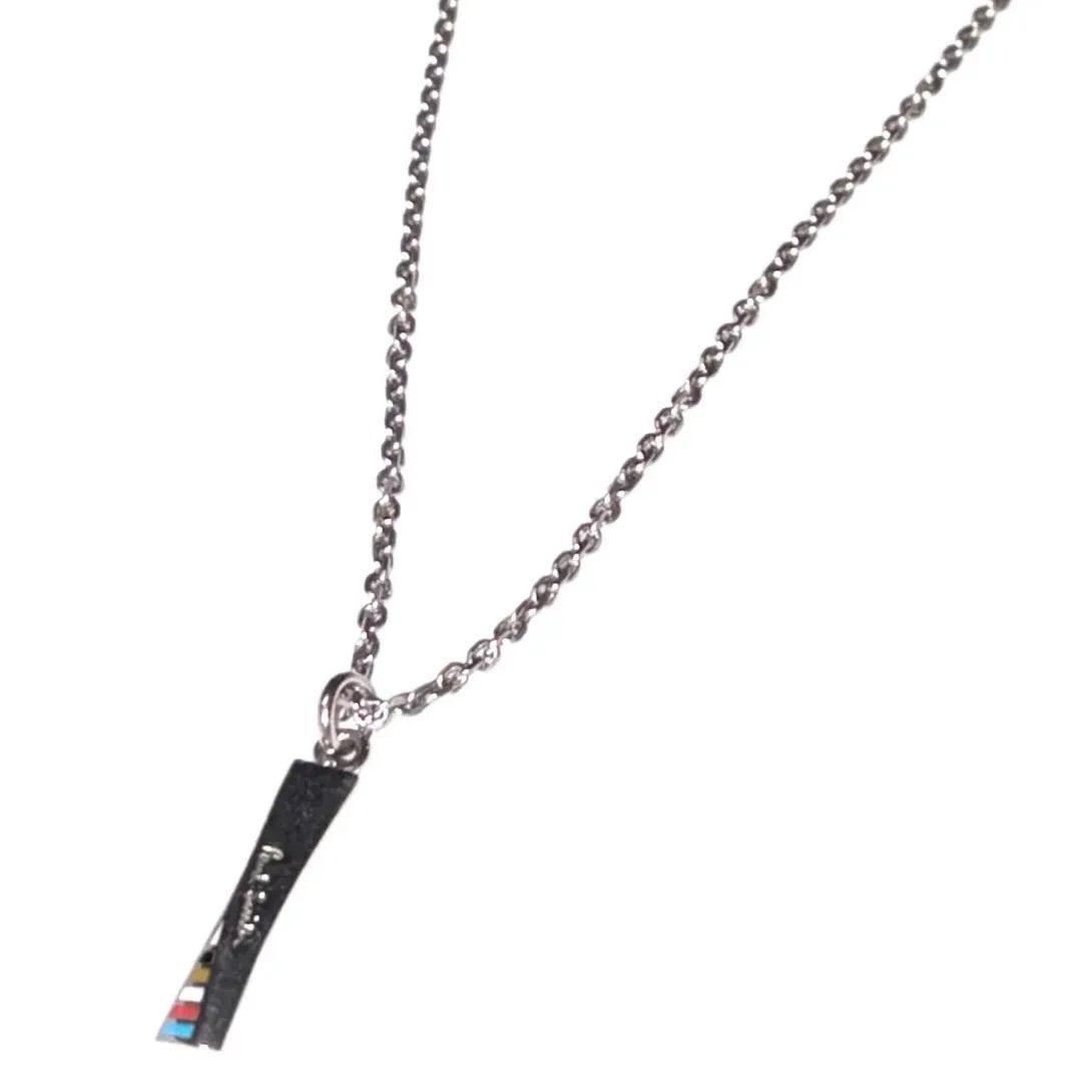 ポールスミス ネックレス メンズ シルバー マルチカラー ツイスト アクセサリー ポールスミス ネックレス メンズ シルバー マルチカラー