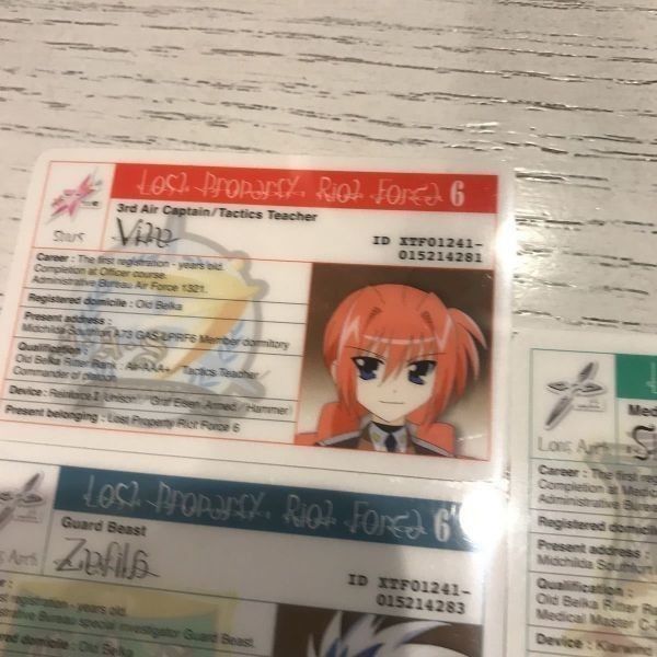 リリカルなのは DVD 特典 IDカード カード グッズ セット　　　未開封 リリカルなのは DVD 特典 IDカード カード グッズ セット - メルカリ