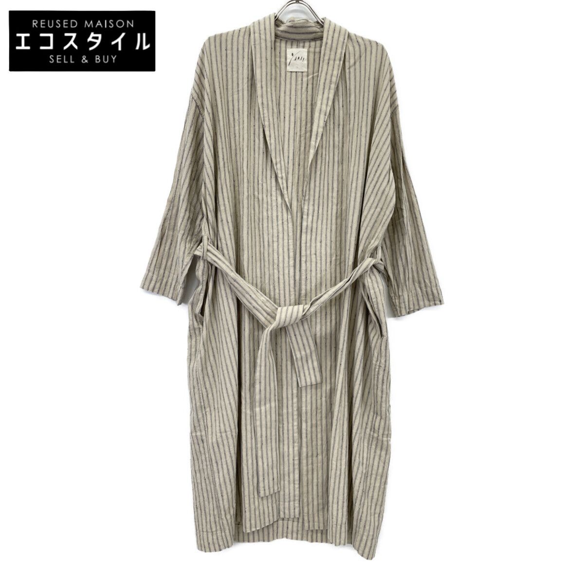 YAMAI ヤマイ ｱｲﾎﾞﾘｰ C L Stripe Robe I