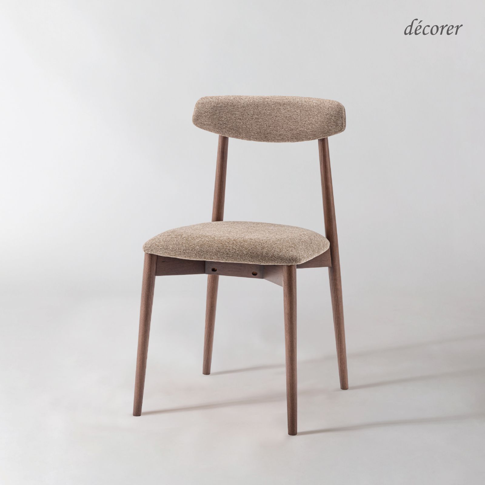 Armless dining chair No.15 / アームレス ダイニング チェア 【1脚入 : 3色】 オーク 北欧 スタイル おしゃれ ジャパンディ モダン 無垢 ダイニング チェア リビング スツール 椅子 完成品 ナチュラル 【送料込み】