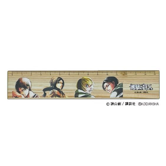 【進撃の巨人】日田杉 15cm スケール エレン,ミカサ,アルミン,リヴァイ