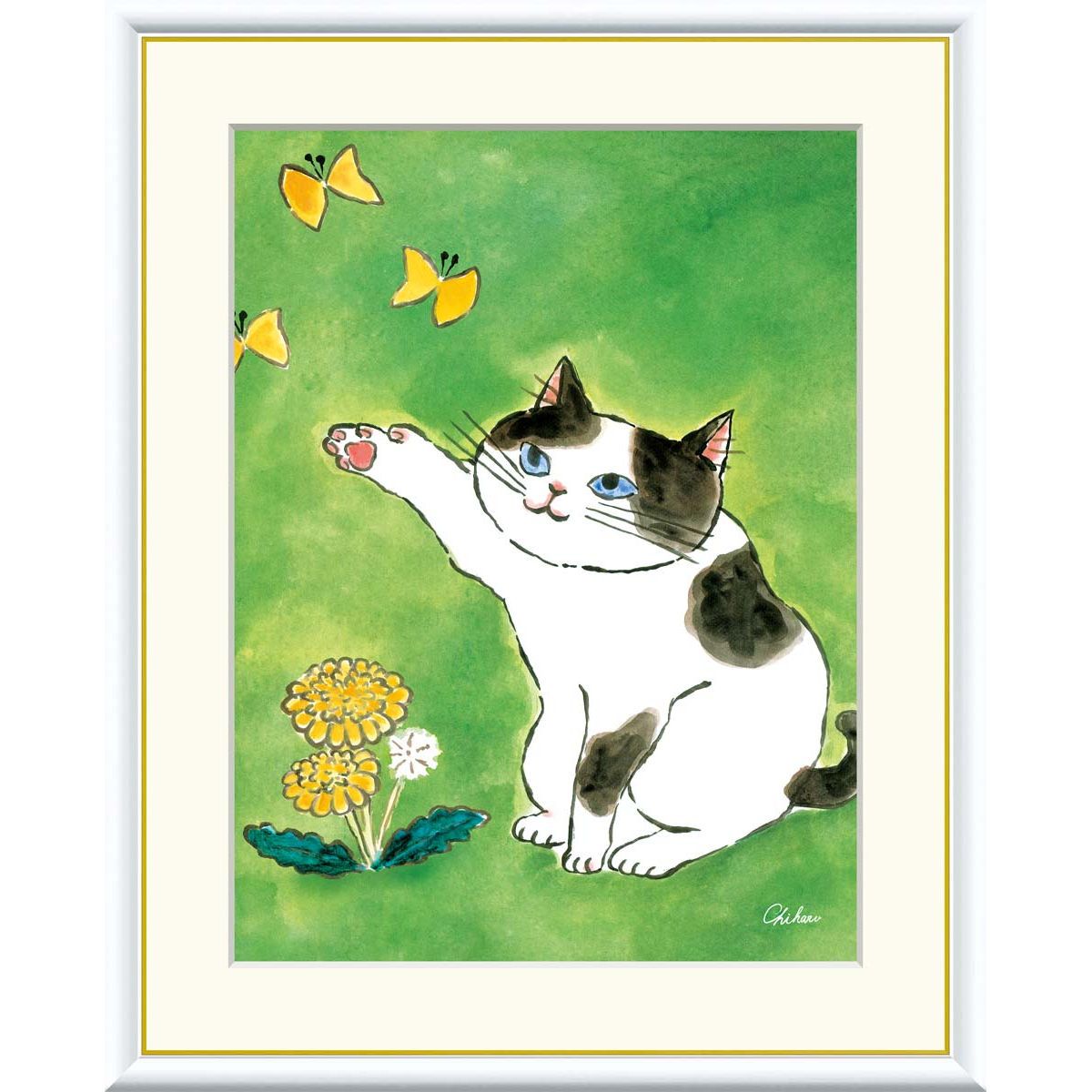 美術品・アンティーク・コレクション 絵画 現代アート 陽だまりのねこ 
