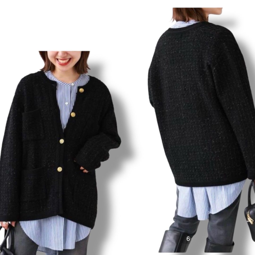 ジャーナルスタンダード　TWEEDYニットジャケット　23AW 追加》TWEEDYニットジャケット（カーディガン）｜JOURNAL