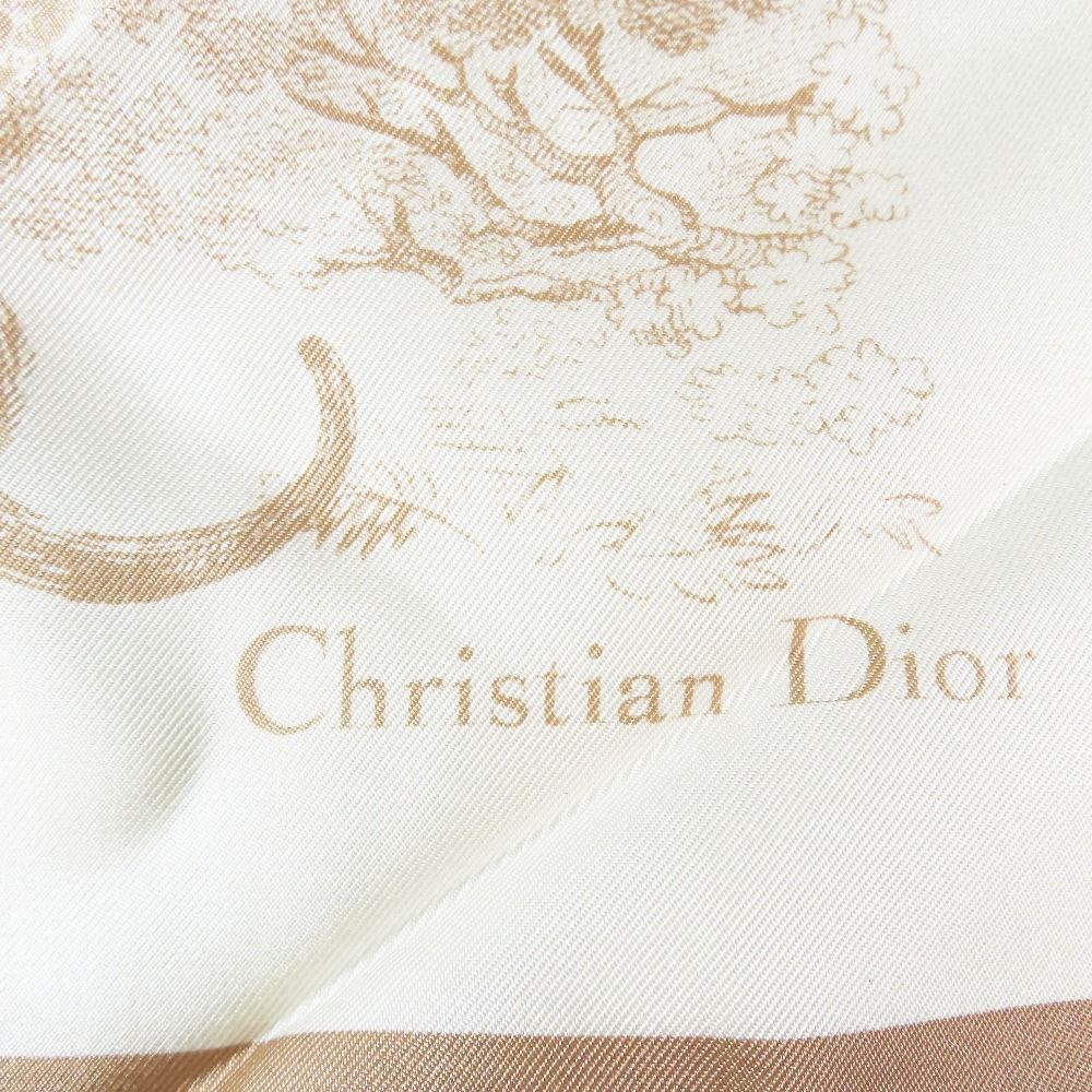 未使用品 ディオール シルクバイザー スカーフキャップ サイズU