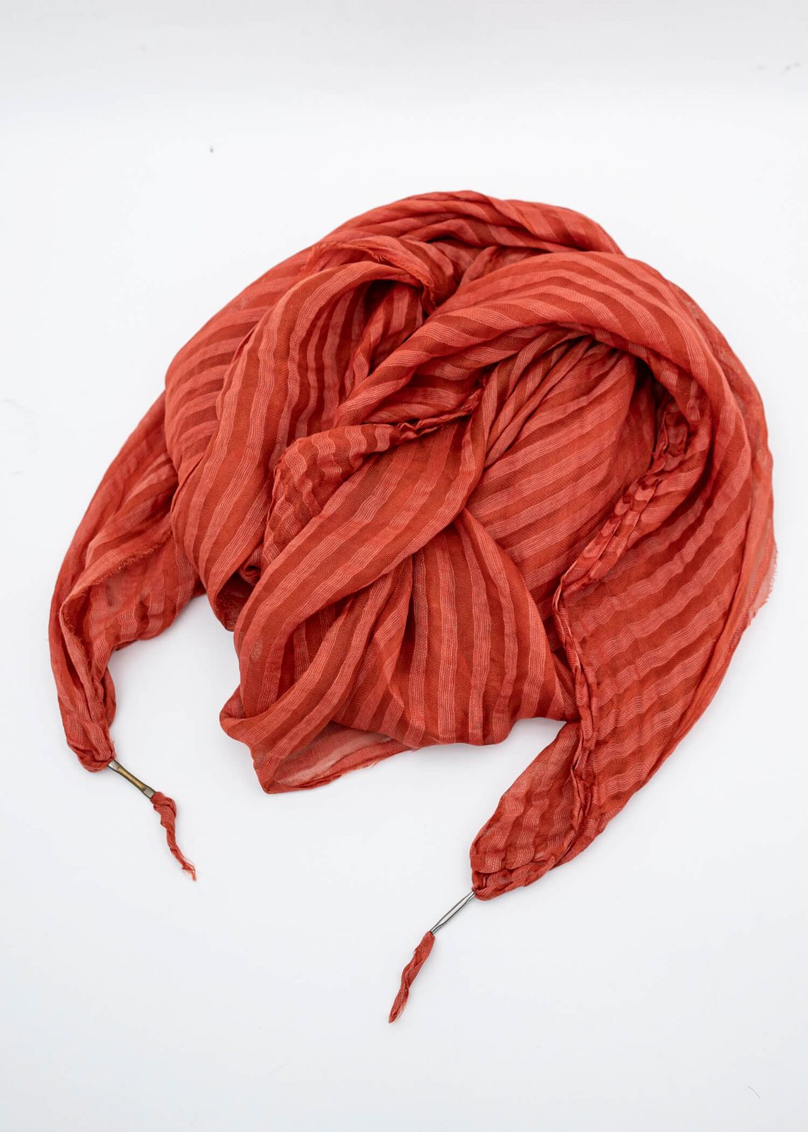 DAMIR DOMA ダミールドーマ リネンシルクストライプストール