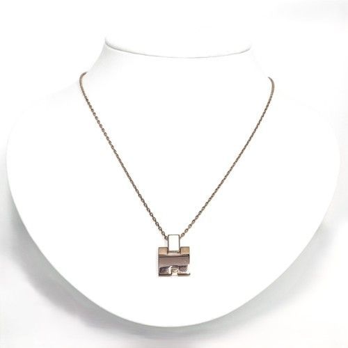 エルメスアイリーンネックレス ピンクゴールド&ホワイト