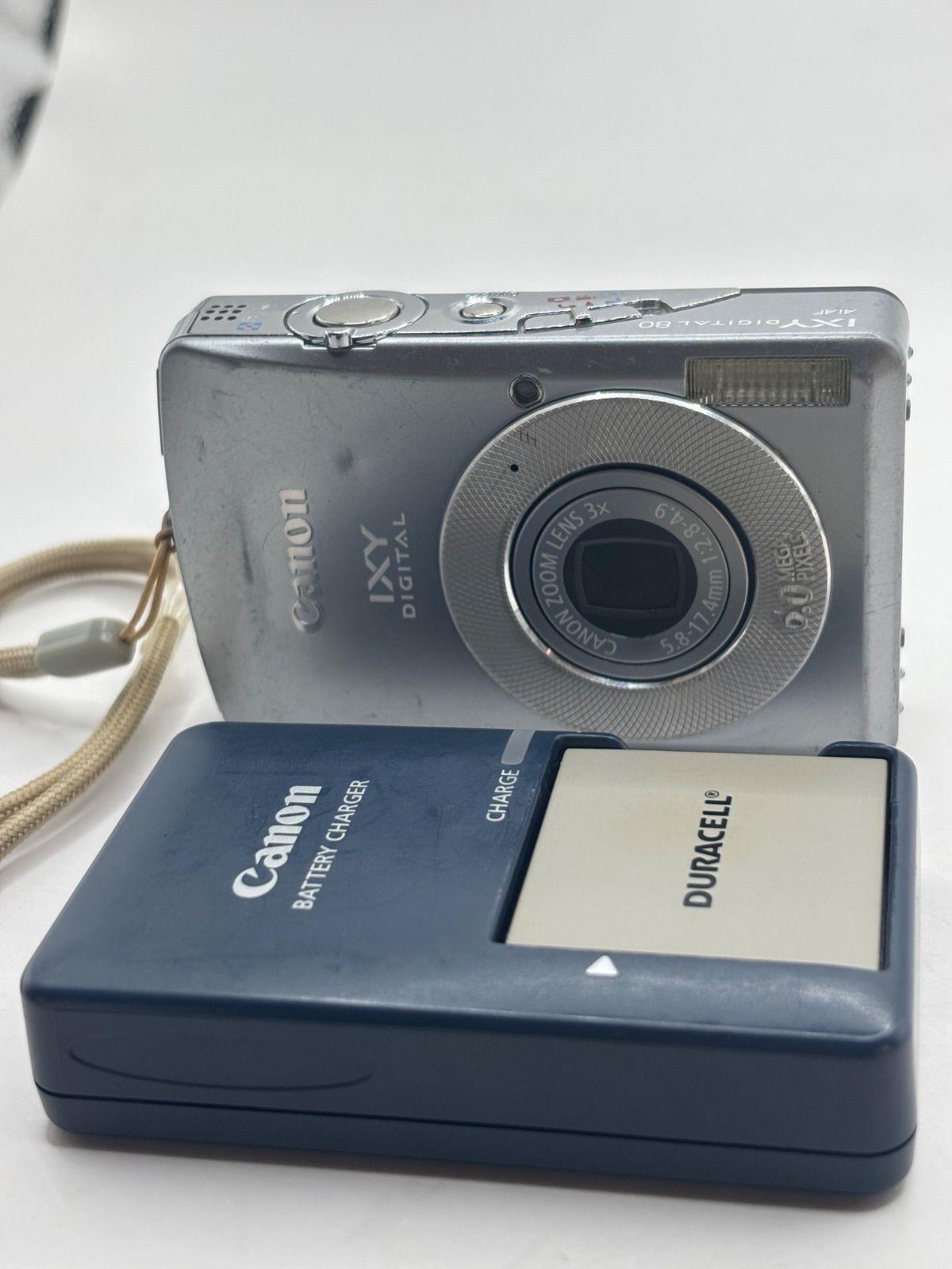 【ほぼ新品・返品保証】キヤノン Canon IXY DIGITAL 80 キヤノン（CANON）IXY DIGITAL 80【600万画素】 | コンパクトデジタル