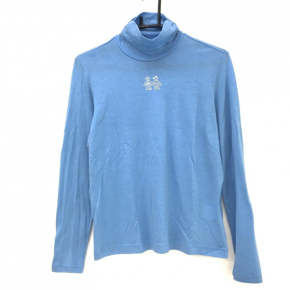新品】ピッコーネクラブ 長袖ハイネックシャツ ライトブルー