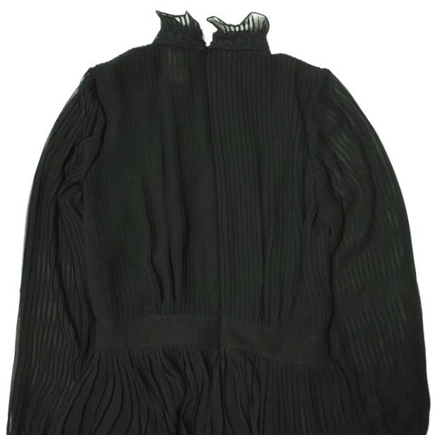 RALPH LAUREN  ツイスト BLACKワンピース サイズ0P LAUREN RALPH ワンピース ポルカドット ツイストフロント