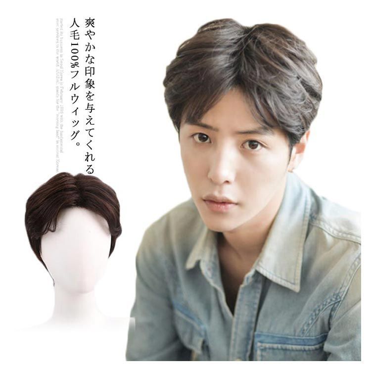 人毛100%ウィッグ フルウィッグ 医療用ウィッグ メンズ 短髪 人 人毛100%ウィッグ フルウィッグ 医療用ウィッグ メンズ 短髪 人