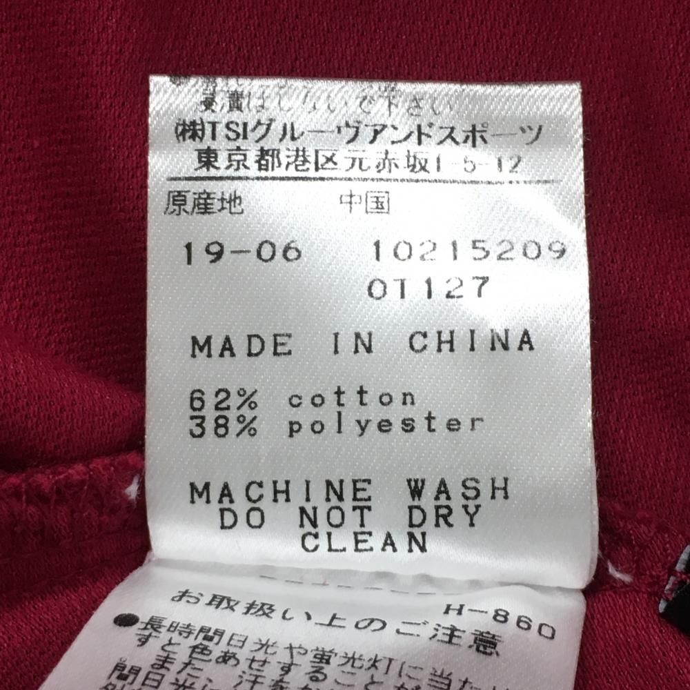 超美品】セントアンドリュース 半袖ポロシャツ ワインレッド系×ライト