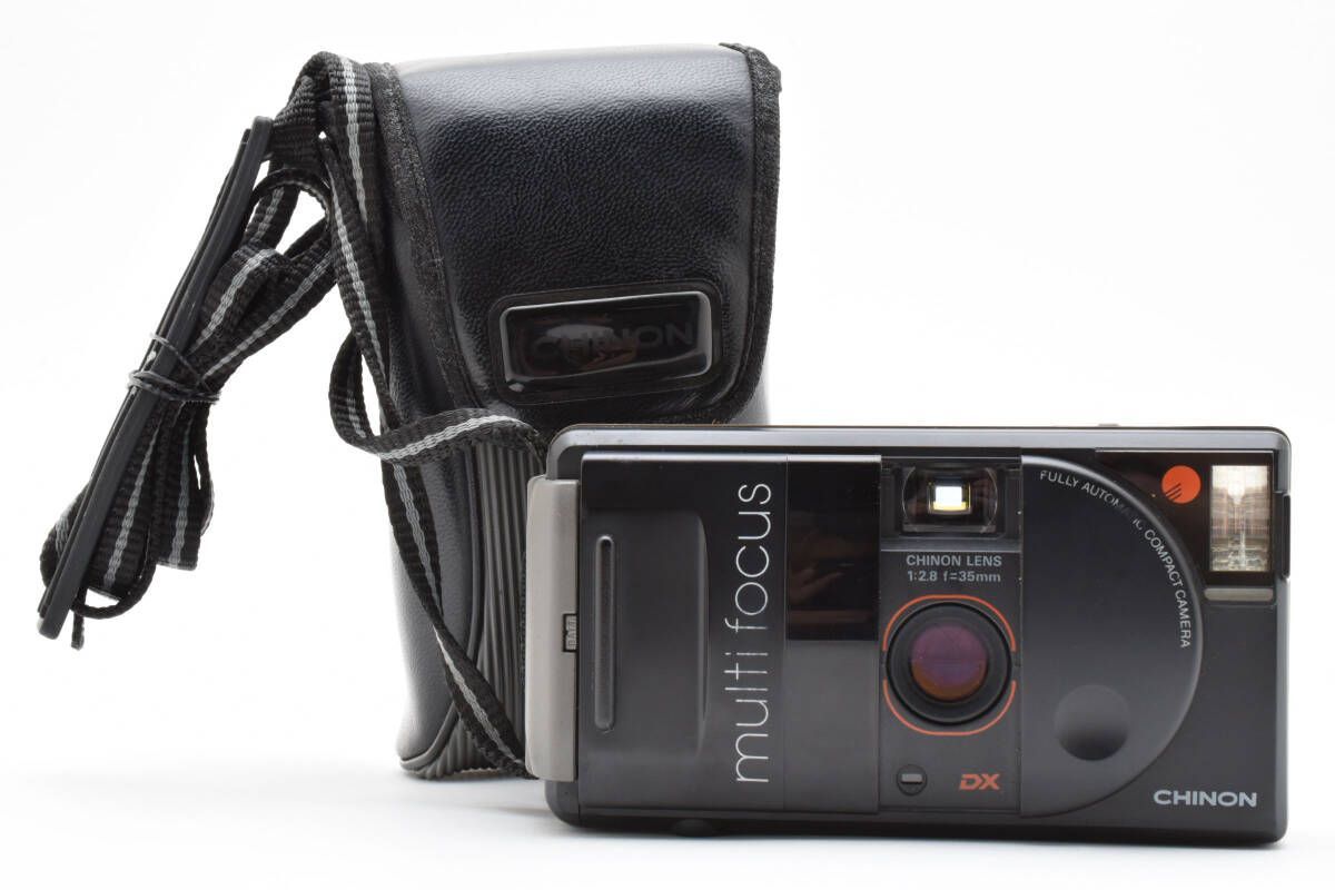 □A CHINON AUTO 3001 MULTI FOCUS AUTO DATE コンパクトフィルム
