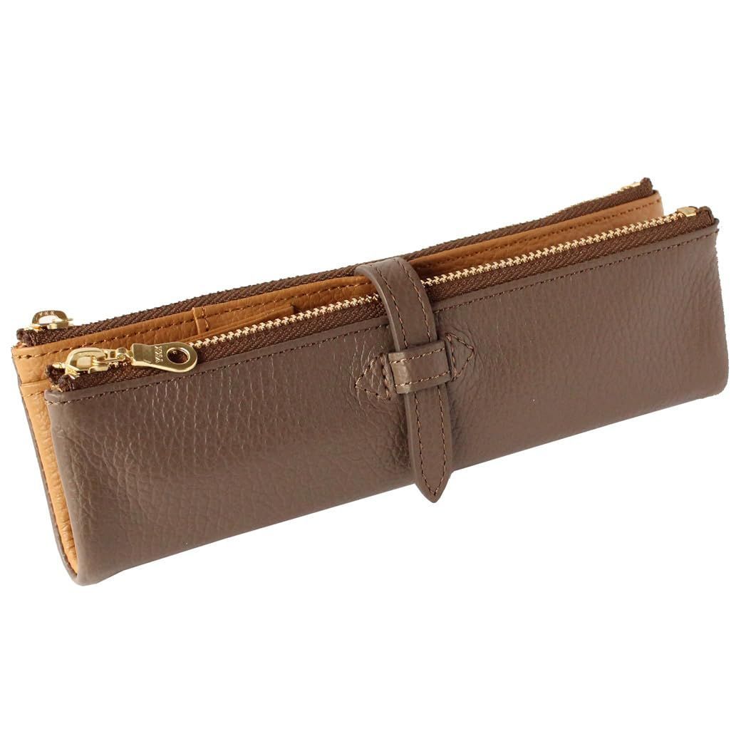 Style グレージュ CCOMPANY LIMITED ペンケース ルポ2セカンド 本革 イタリアンレザー 筆箱 グレージュ