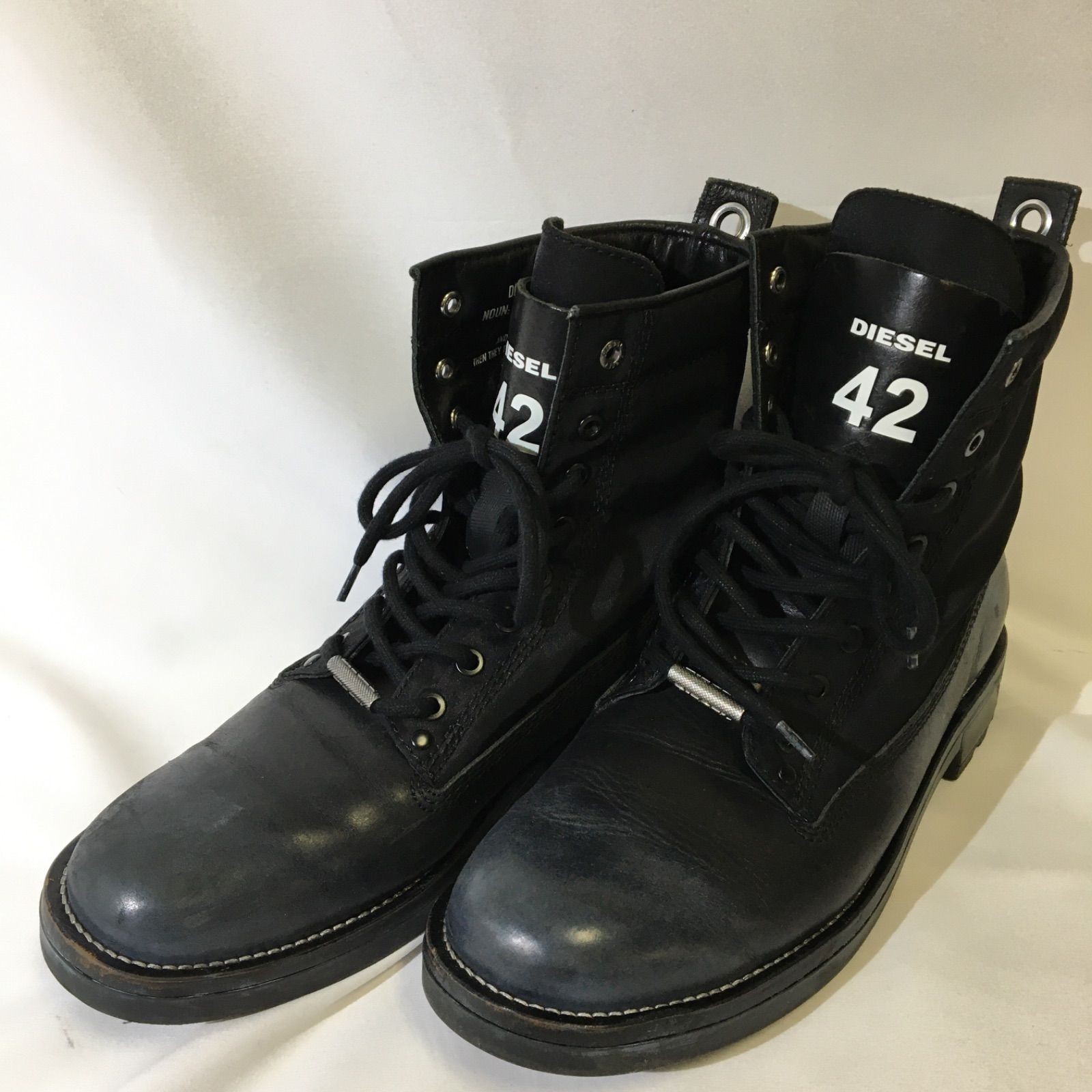 DIESEL ディーゼル ハイカットスニーカー ブーツ レースアップ 