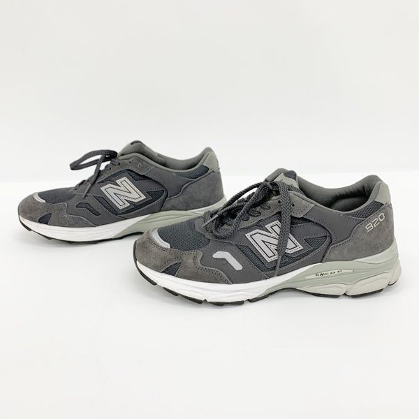 NEW BALANCE M920CHR スニーカー ローカット シューズ 箱付き メンズ USA8サイズ 26cm グレー ニューバランス 靴  DF12863□ - スニーカー