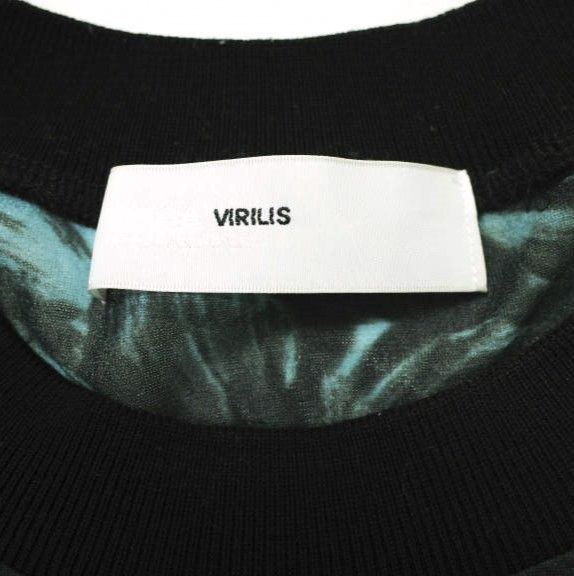 TOGA VIRILIS トーガビリリース 23SS 日本製 SHEER JERSEY PRINT T 