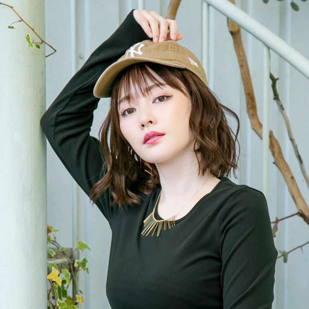 カモメ 前髪ウィッグ ナチュラルブラウン 百合子ウィッグカモメ、前髪