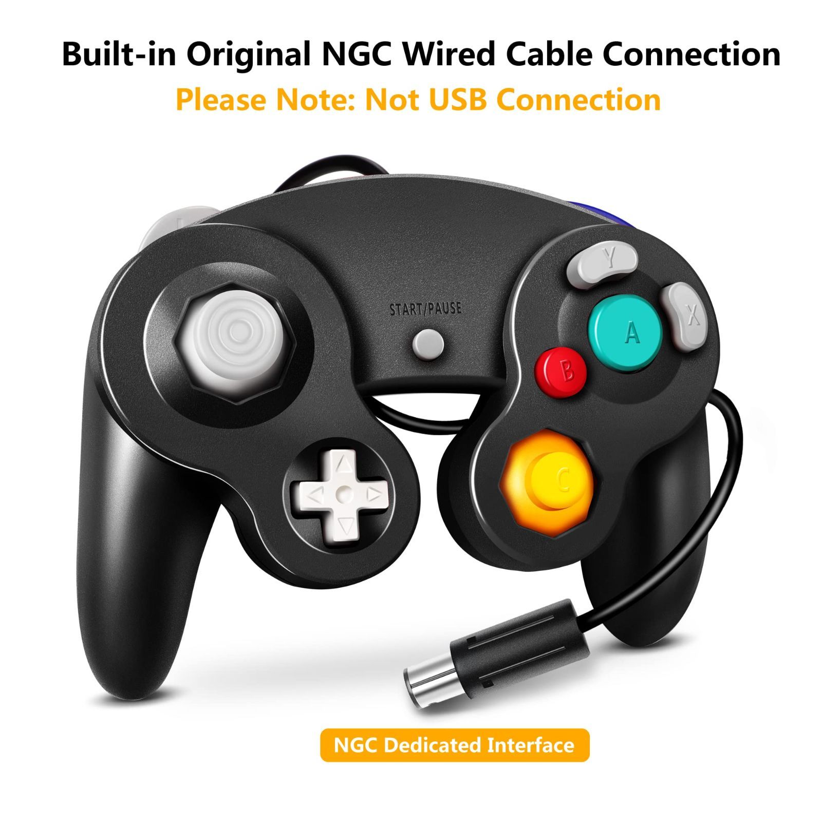 TRVL FIELDER ゲームキューブコントローラー 2パック クラシック有線コントローラー Wii Nintendo Gamecube対応