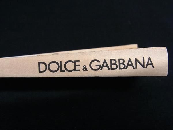 □美品□ DOLCE＆GABBANA ドルチェ&ガッバーナ 総柄 扇子 団扇 うちわ  