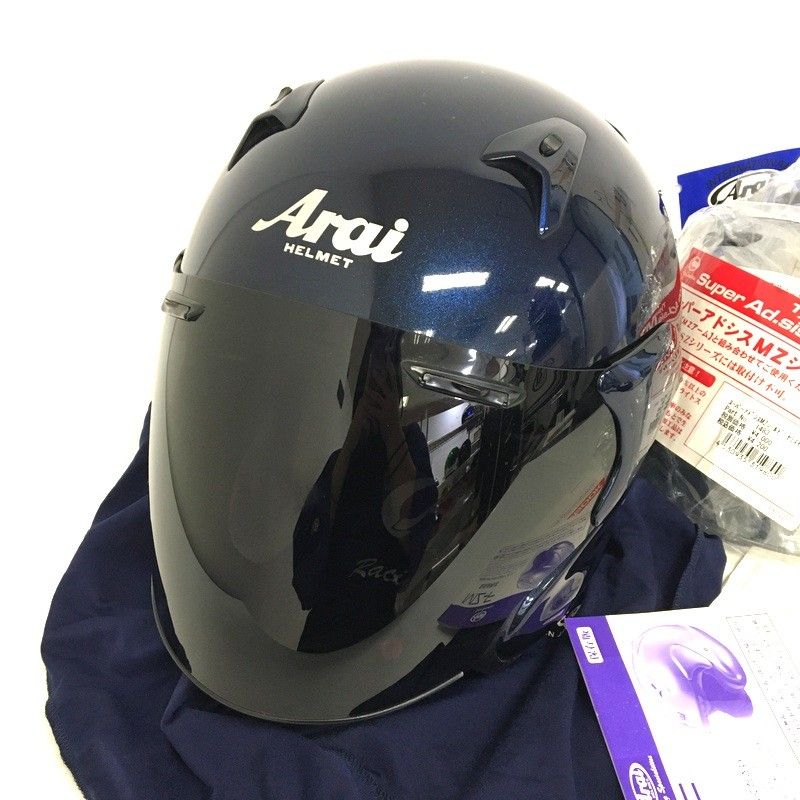 除菌消臭済　Arai ジェットヘルメット　MZ-F 57-58cm シルバー MZ-F Arai ジェットヘルメット 除菌消臭済 アライ Yahoo!オークション