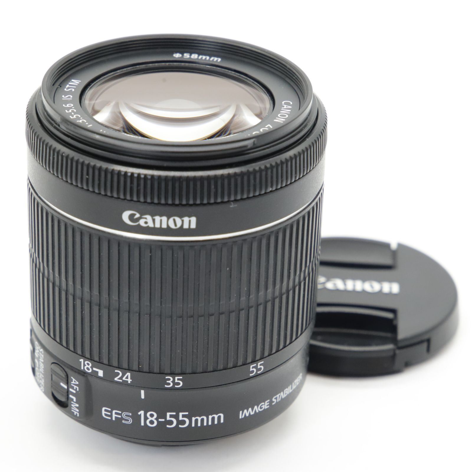 □美品□ Canon 標準ズームレンズ EF-S18-55mm F3.5-5.6 IS STM APS-C 