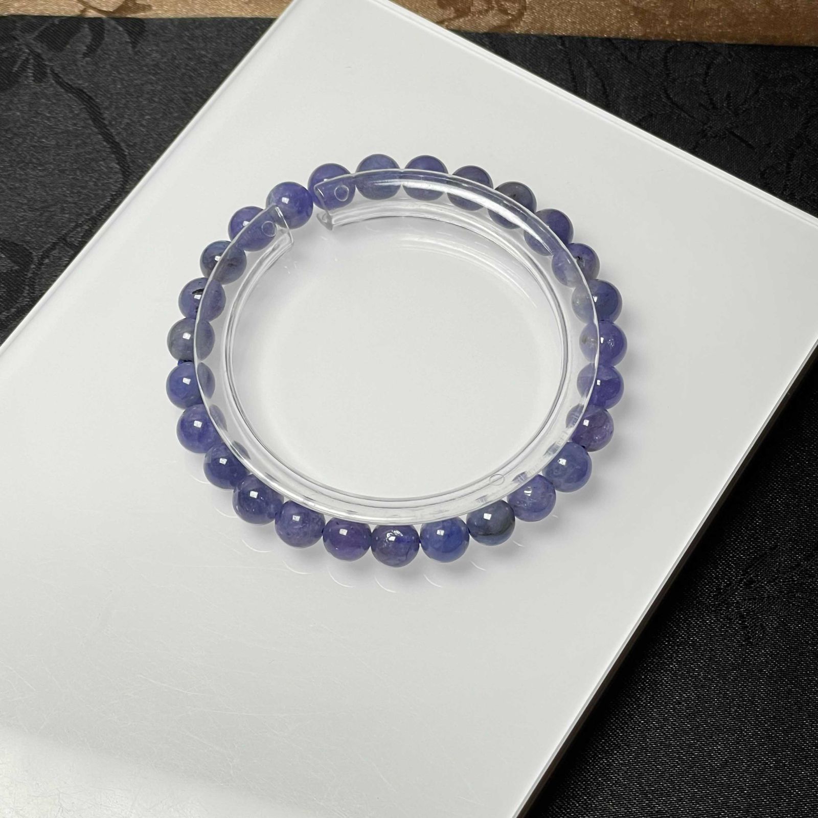 タンザナイト　ブレスレット　6.6ミリ タンザナイト ブレスレット 6.6ミリ GOLD STONE タンザナイト