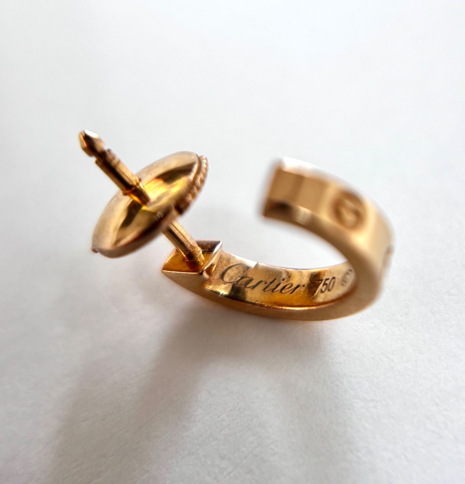 上美品⭐️Cartier カルティエ】 LOVE（ラブ）ピアス2個とケースの