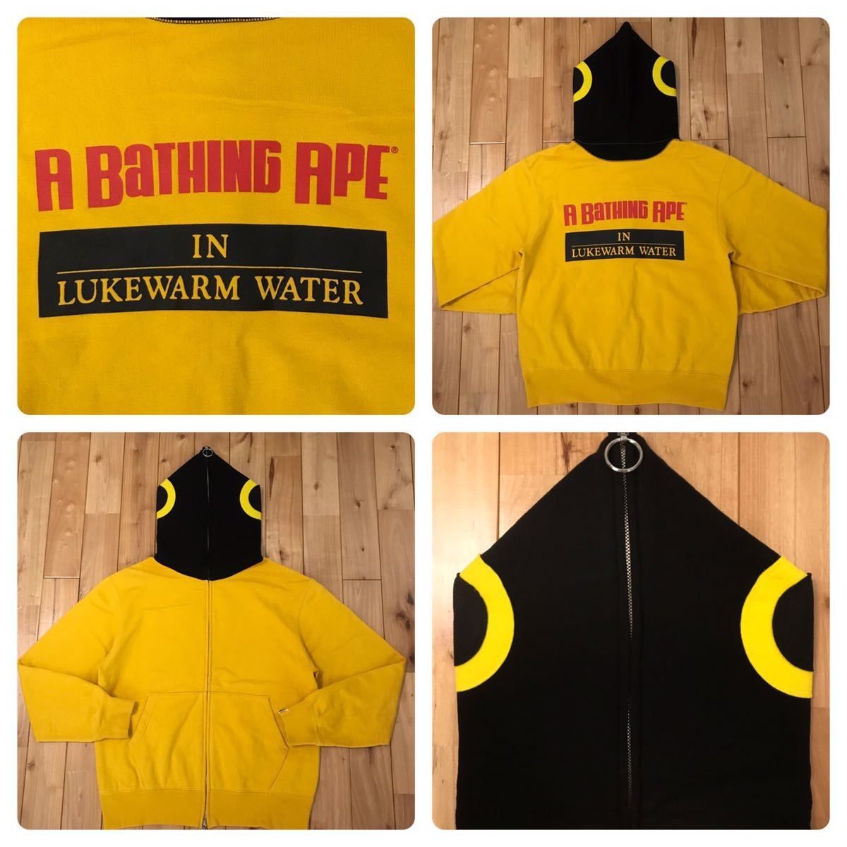 APE　エイプ　フィッシュパーカー　美品　サイズＭ ＢＡＰＥ A BATHING APE アベイシングエイプ プルパーカー XL