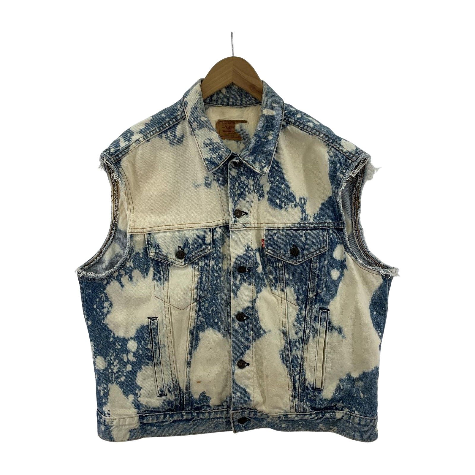 Levi's リーバイス リメイク ブリーチデニムベスト size表記なし/ブルー