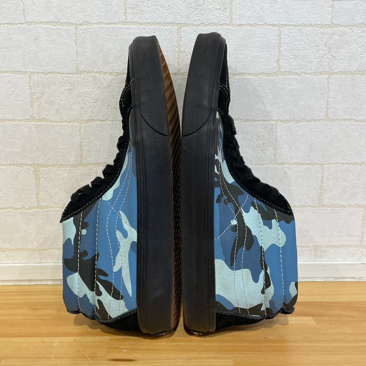 シュプリーム SUPREME ×VANS バンズ 15SS SK8-Mid スケート ミッド SKY 