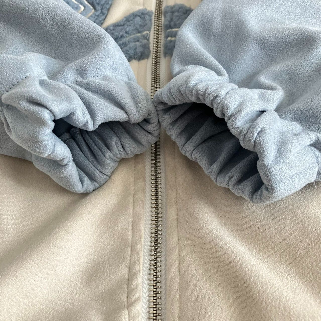 美品 あのちゃん 着用 星柄 パーカー ジップアップ エルフリック