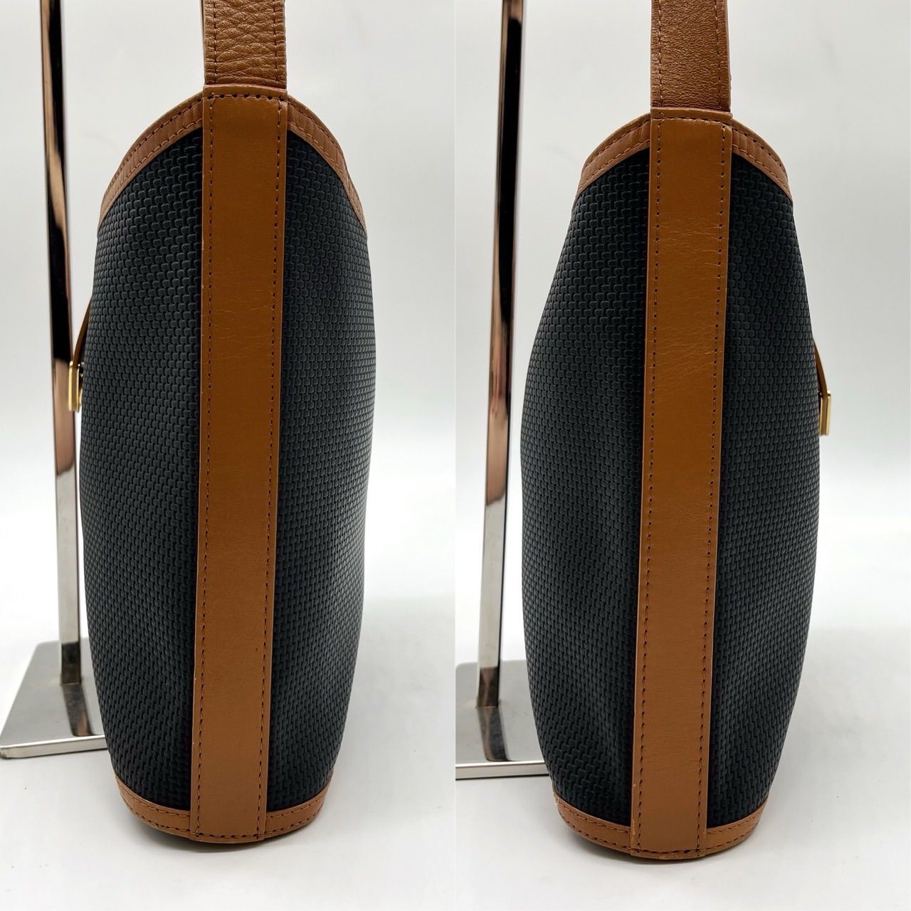 YSL ショルダーバッグ ネイビーとブラウン 【公式通販】