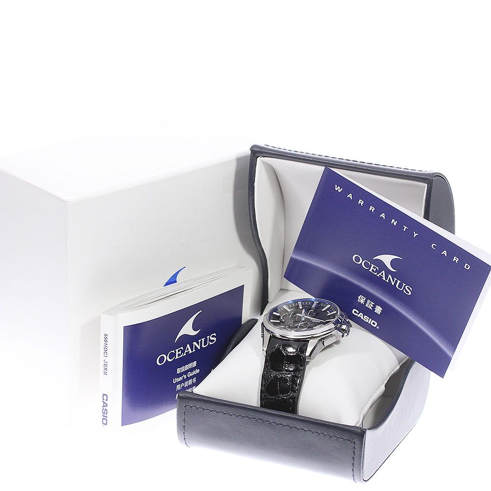 カシオ CASIO OCW-G2000L-1AJF オシアナス ソーラー電波 メンズ