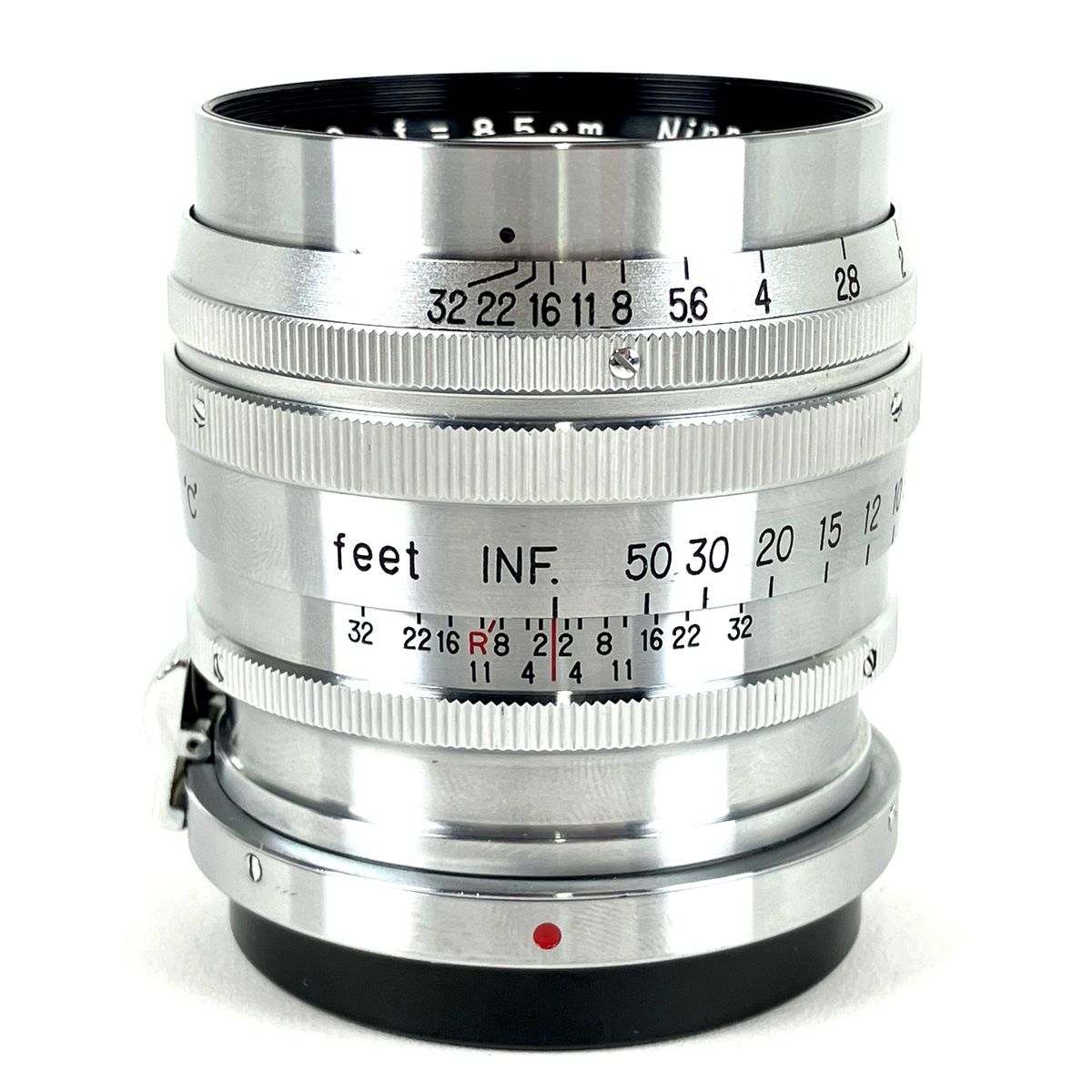 ニコン NIKKOR-P.C 8.5cm f2 ニッコール 85mm Nippo - レンズ(単焦点)