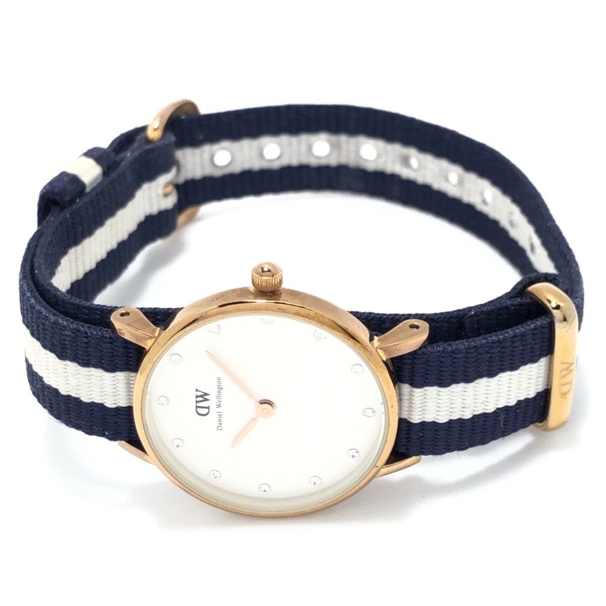 Daniel Wellington(ダニエルウェリントン) 腕時計 クラッシー グラスゴー 0908DW/O26R7 レディース ラインストーン 白