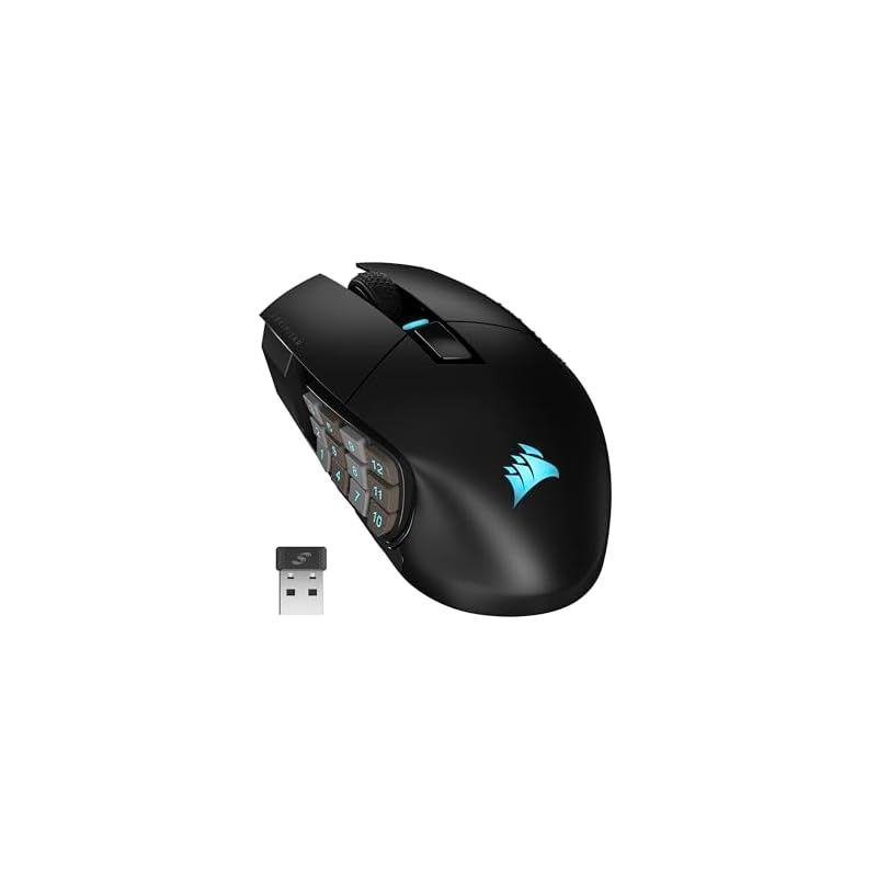 CORSAIR SCIMITAR ELITE WIRELESS 有線 無線接続対応 ゲーミングマウス CH-9314311-AP MS681