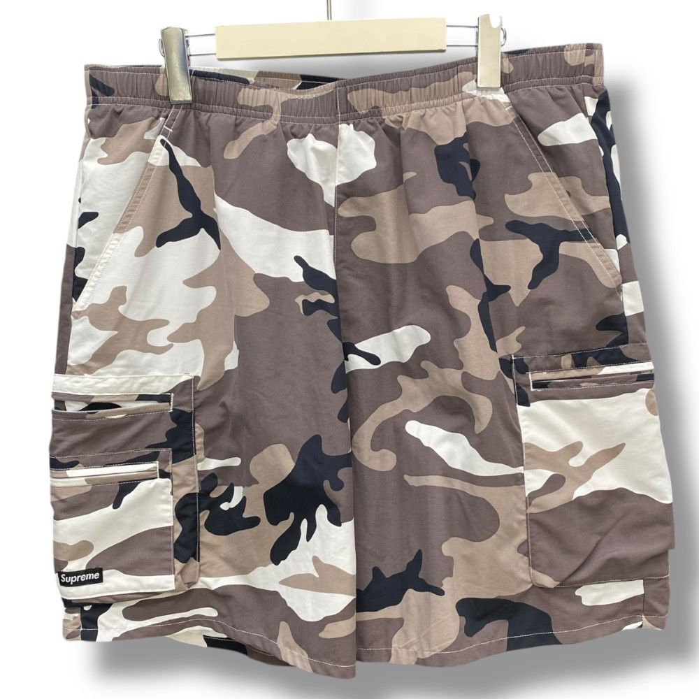 SUPREME 25SS Cargo Water Short Snow Camo XLサイズ ブラウン