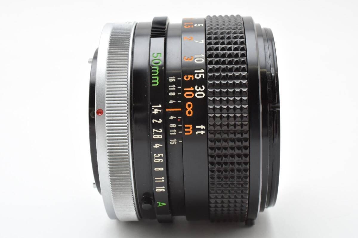 ★極美品・希少★キヤノン FD 50mm f1.4 絞り 〇マーク #907 Yahoo!オークション - 美品/動作良好 CANON キャノン FD 50mm f1