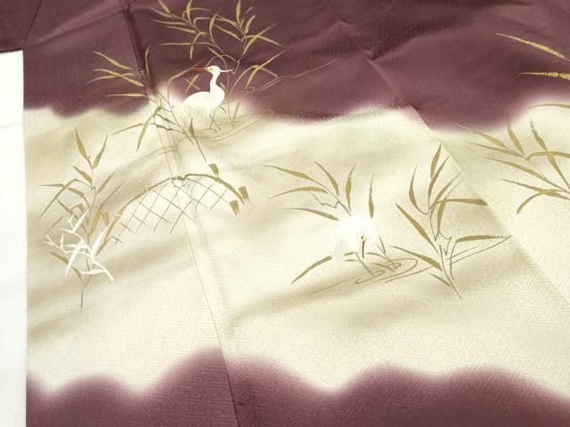 平和屋着物□訪問着 絞り 手描き 雲取り辻が花 逸品 DAAH0667cm