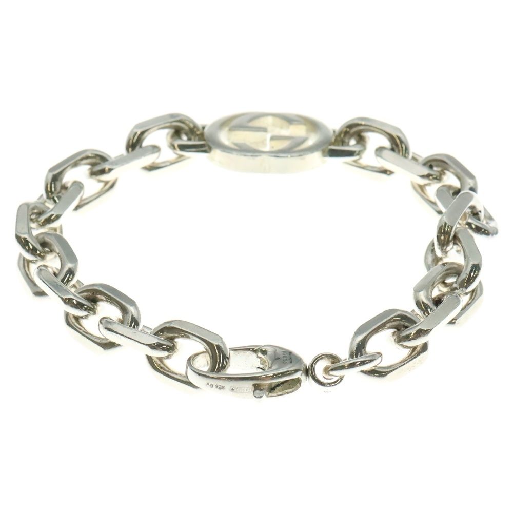 GUCCI グッチ インターロッキングG ブレスレット チェーン シルバー 925 44.6g
