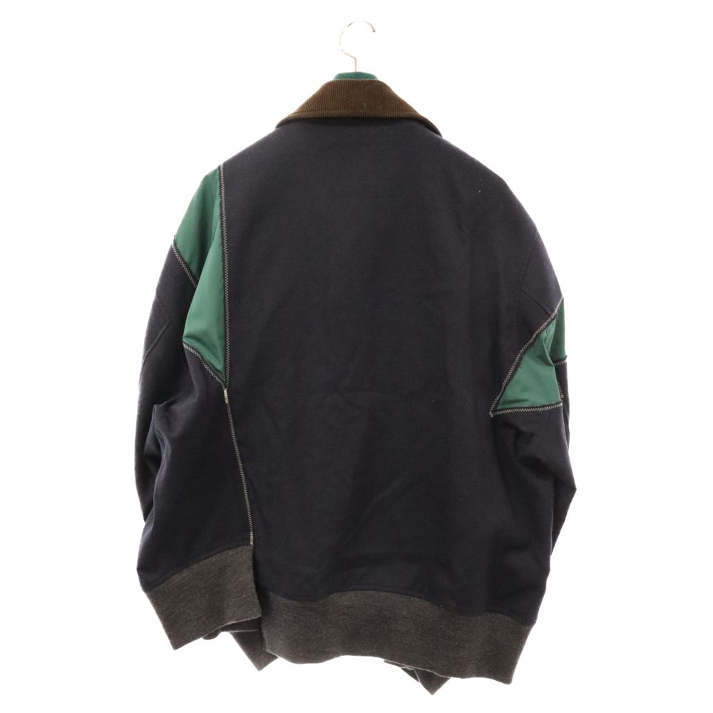 22aw kolor ジャージ ドッキングブルゾン コーティングフランネル 3 22aw kolor ジャージ ドッキングブルゾン コーティングフランネル 3