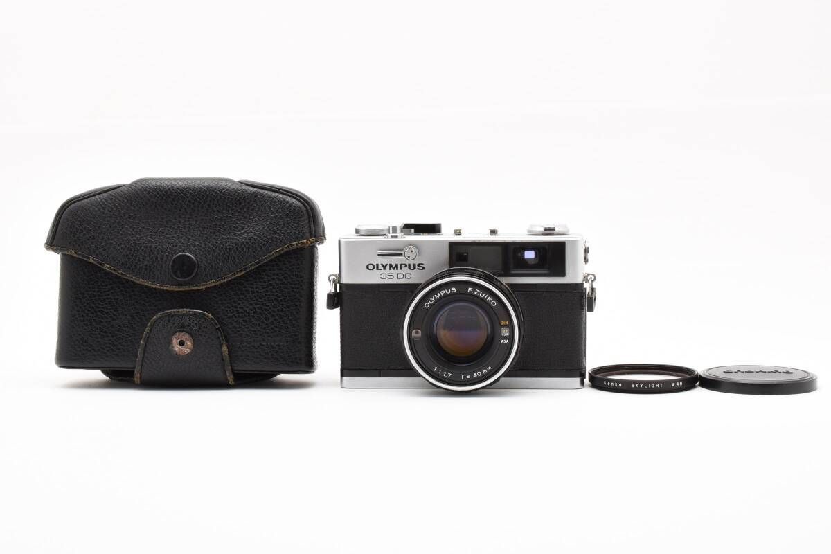 上 | 動作保証 オリンパス Olympus 35 DC レンジファインダーカメラ 純正レザーケース付き 4060_11_80
