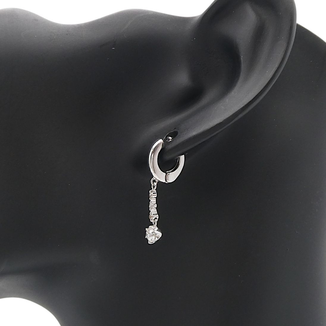 K18WG フープ ピアリング ダイヤモンド0.22ct/0.22ct - メルカリ K18WG フープ ピアリング ダイヤモンド0.22ct/0.22ct - メルカリ