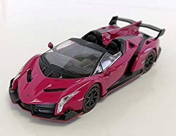 【中古】「未使用品」ブンカオリジナル 1/64スケールミニカーシリーズ ランボルギーニ ヴェネーノロードスター マゼンダ 完成品