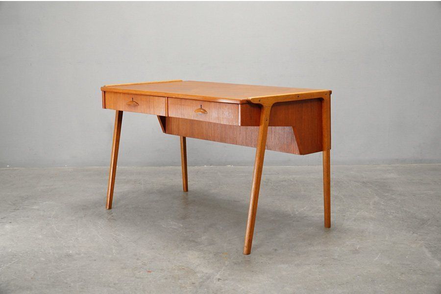 北欧ヴィンテージ家具 チーク材デスク 1960’sデンマーク ant466