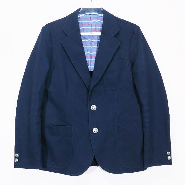 The Stylist Japan ザスタイリストジャパン HopSack JACKET TSJJ-94502-01 ホップサック ジャケット 二つボタン アウター テーラード ブレザー ネイビー サイズXS