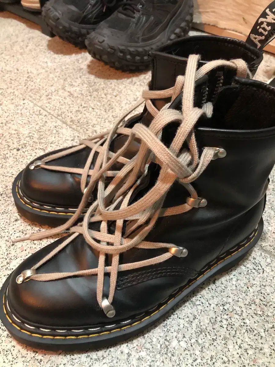 RICK OWENS リックオウエンス DR. MARTENS ドクターマーチン 1460 bex メガレース ブーツ