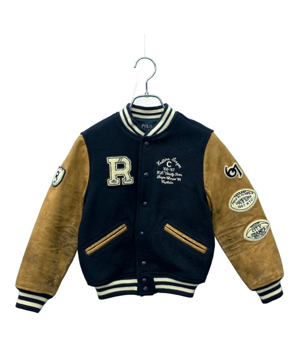 ポロ ラルフローレン スタジャン レザースリーブ キッズ SIZE 7 120 POLO RALPH LAUREN