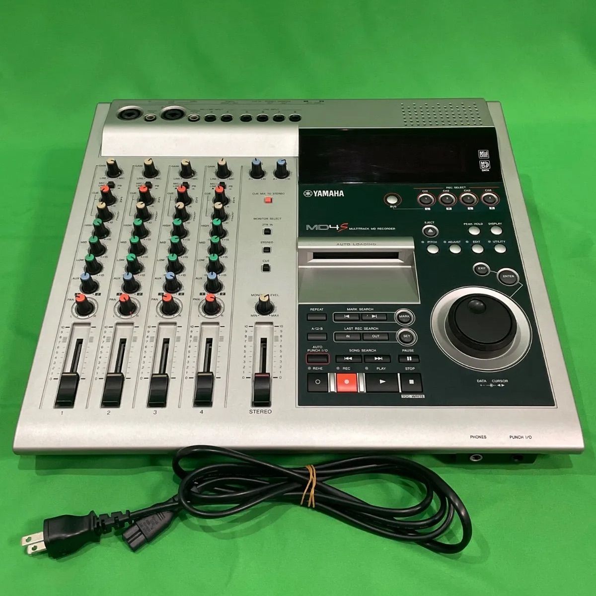 YAMAHA MD4S マルチトラック MDレコーダー 中古品・電源ケーブル