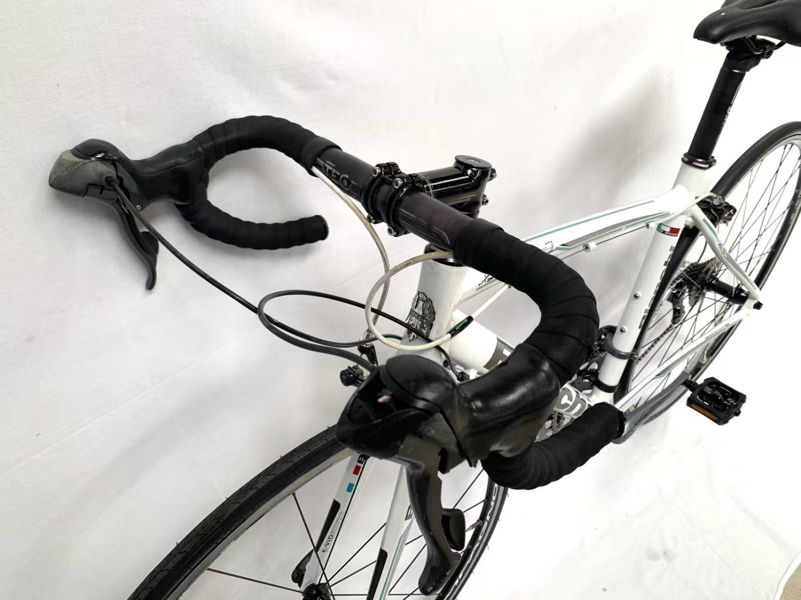 2088 ロードバイク ターコイズ 700c シマノ製 21段変速 ライト